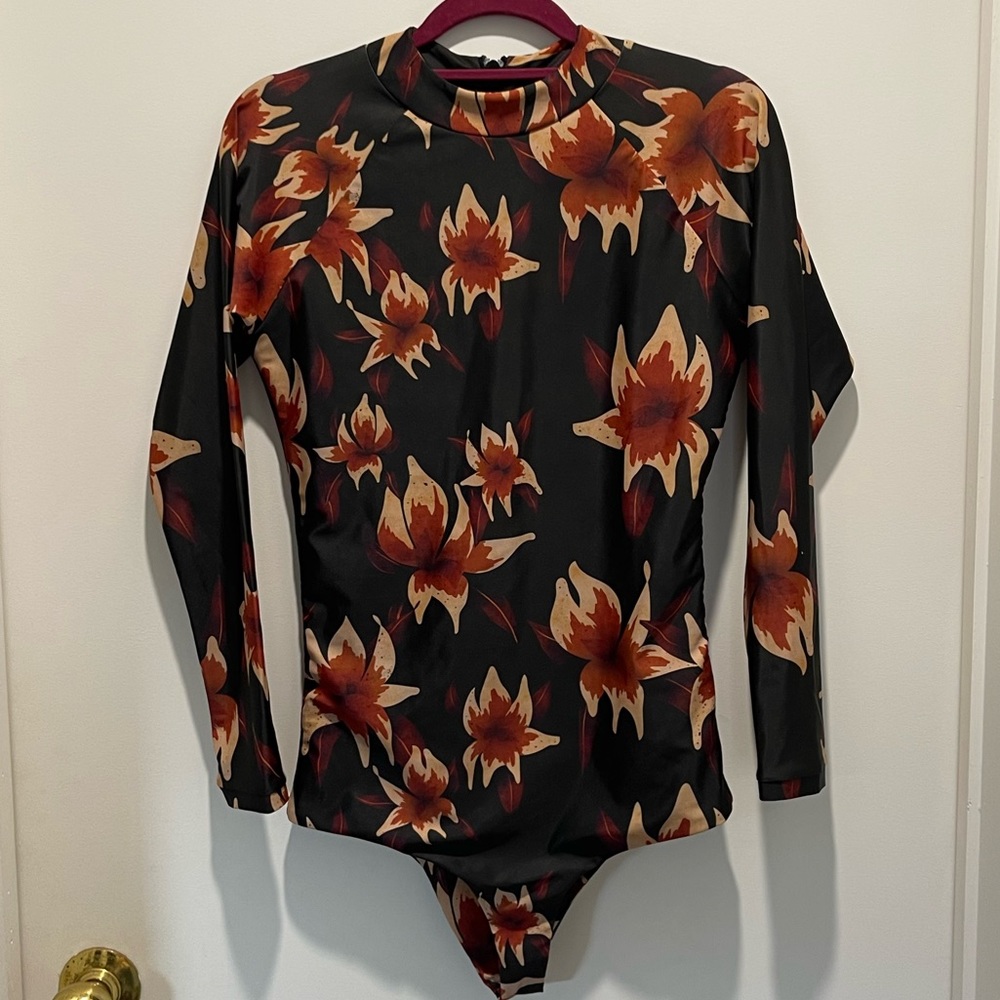 Stone fox swim one piece surf suit size medium